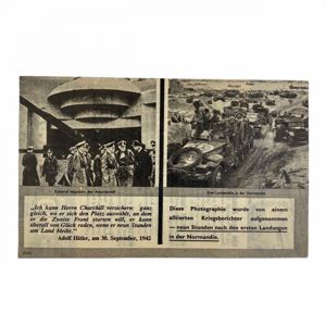 Original WWII Allied dropping leaflet