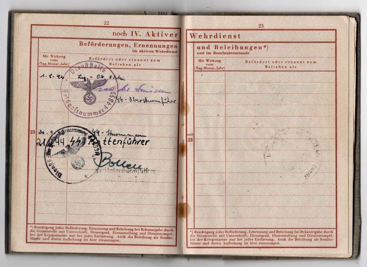 Original WWII Flemish SS-Freiwilligen Legion Flandern Wehrpass — image 9