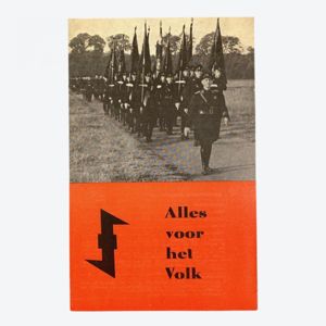 Original WWII Dutch NSB W.A. leaflet – Alles voor het …