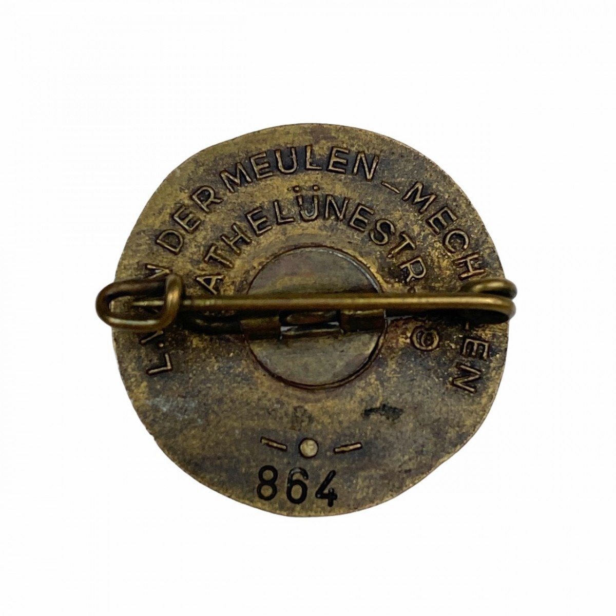 Original WWII Flemish VNV golden party badge — image 3