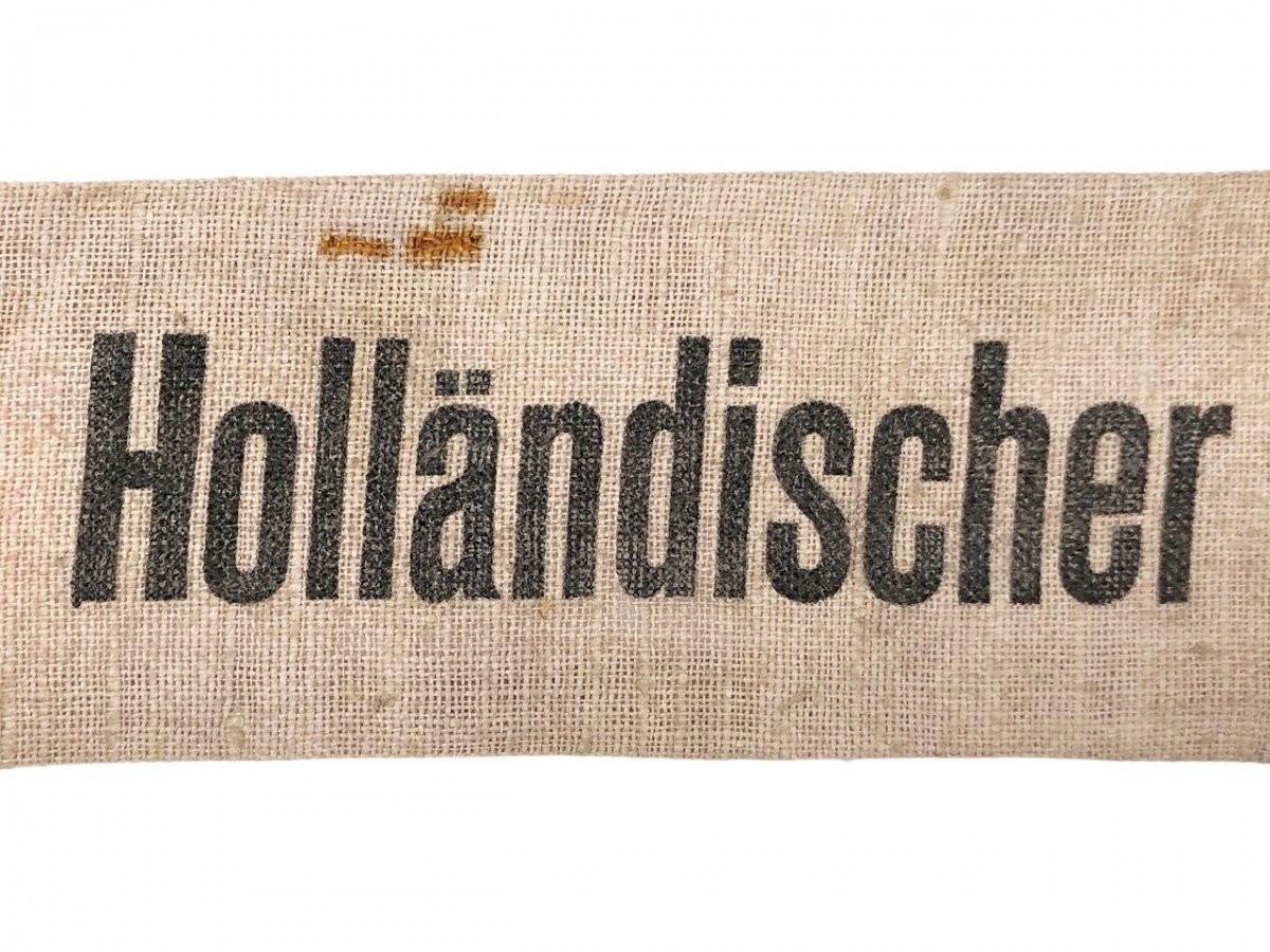 Original WWII German 'Holländischer Ordnungsdienst' cuff title — image 3