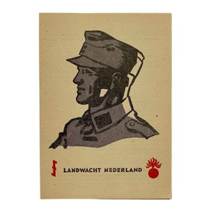 Original WWII Dutch 'Landwacht Nederland' flyer