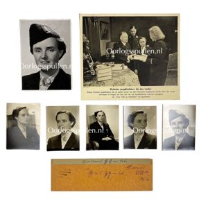 Original WWII Dutch Jeugdstorm photo grouping – Lien van Eck