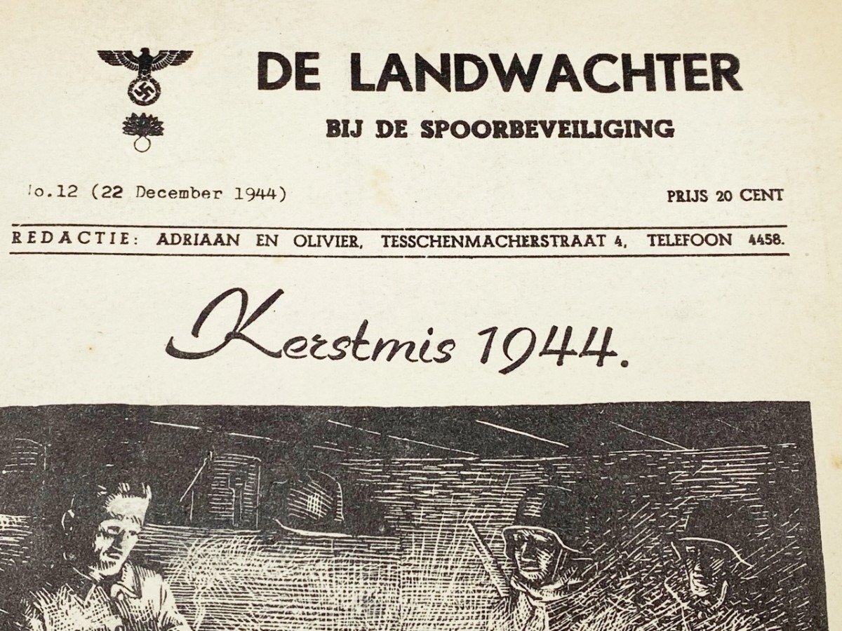 Original WWII Nederlandsche Landwacht (Spoorwacht) booklet 1944 — image 2