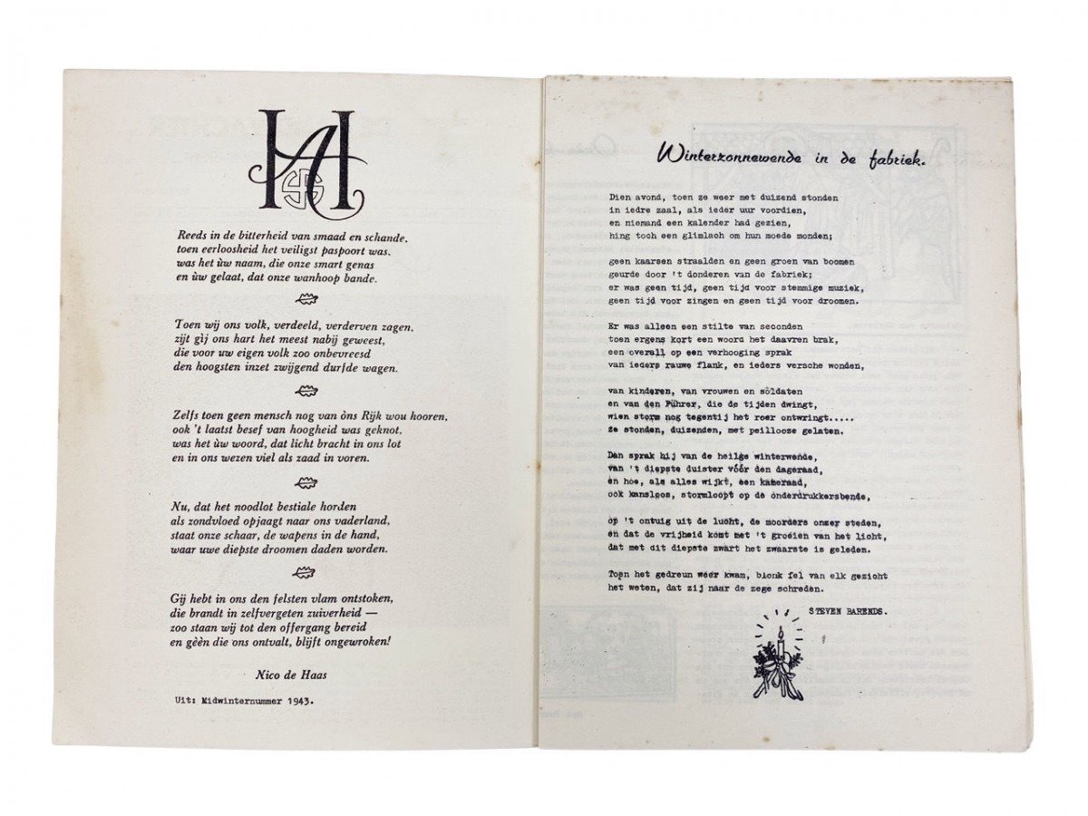 Original WWII Nederlandsche Landwacht (Spoorwacht) booklet 1944 — image 4