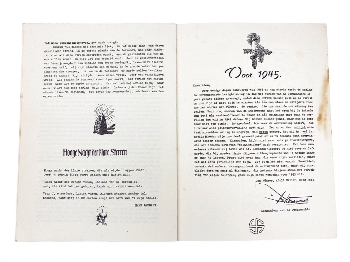 Original WWII Nederlandsche Landwacht (Spoorwacht) booklet 1944 — image 9