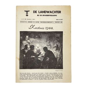 Original WWII Nederlandsche Landwacht (Spoorwacht) booklet 1944