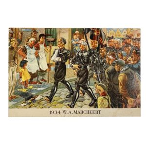 Original WWII Dutch NSB postcard