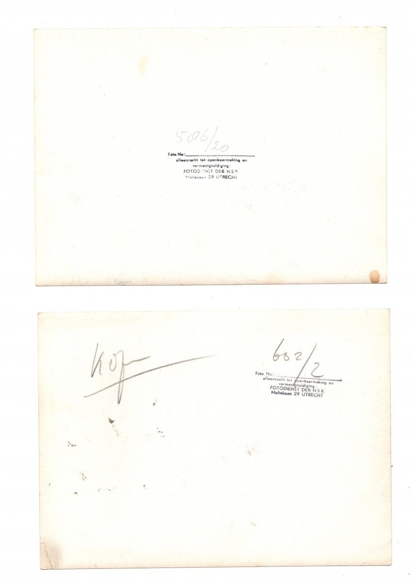 Original WWII Dutch NSB Luchtvaart W.A. (Aviation department) set — image 7