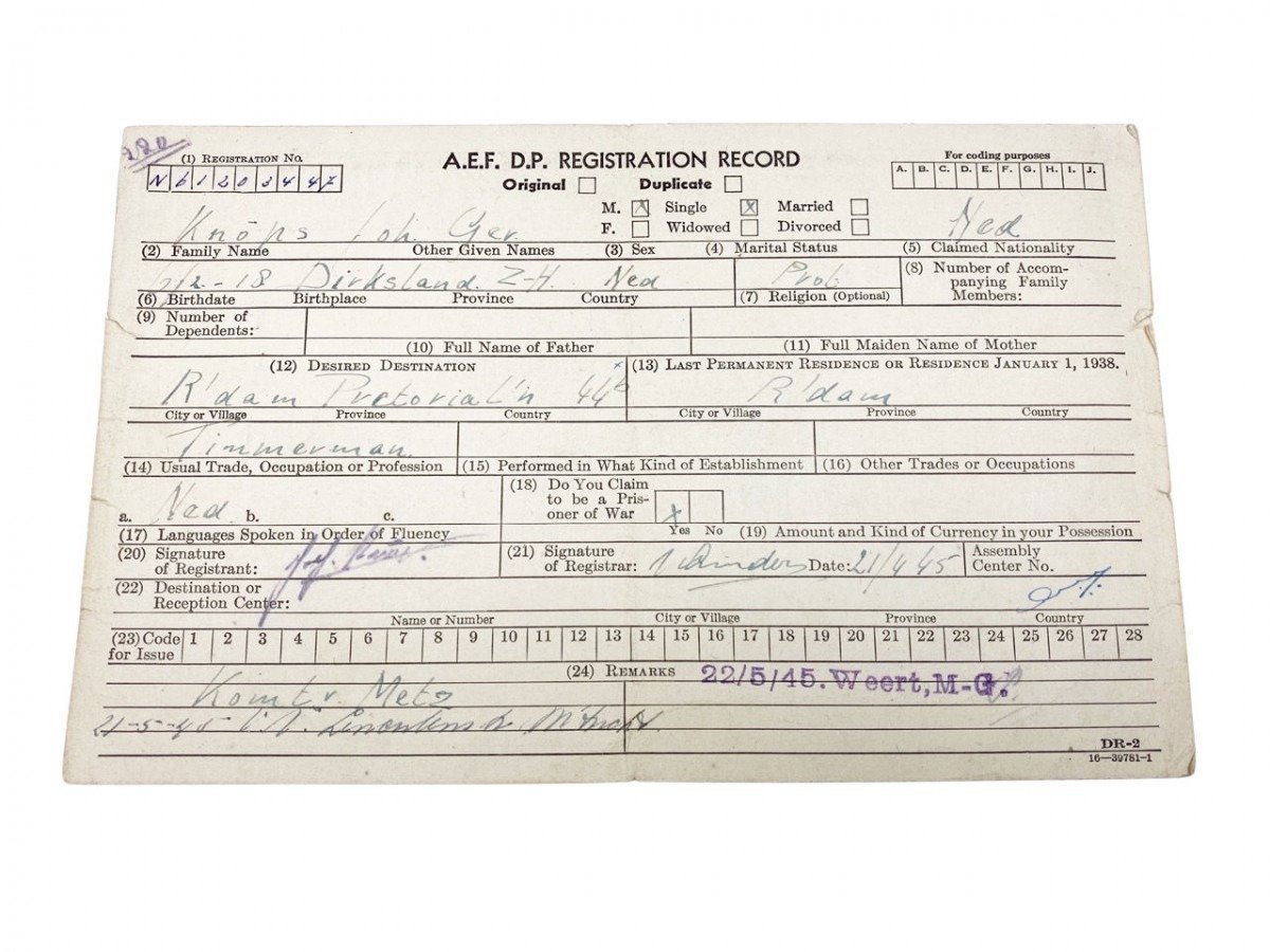 Original WWII Dutch Stalag grouping – Johannes Knöps — image 15