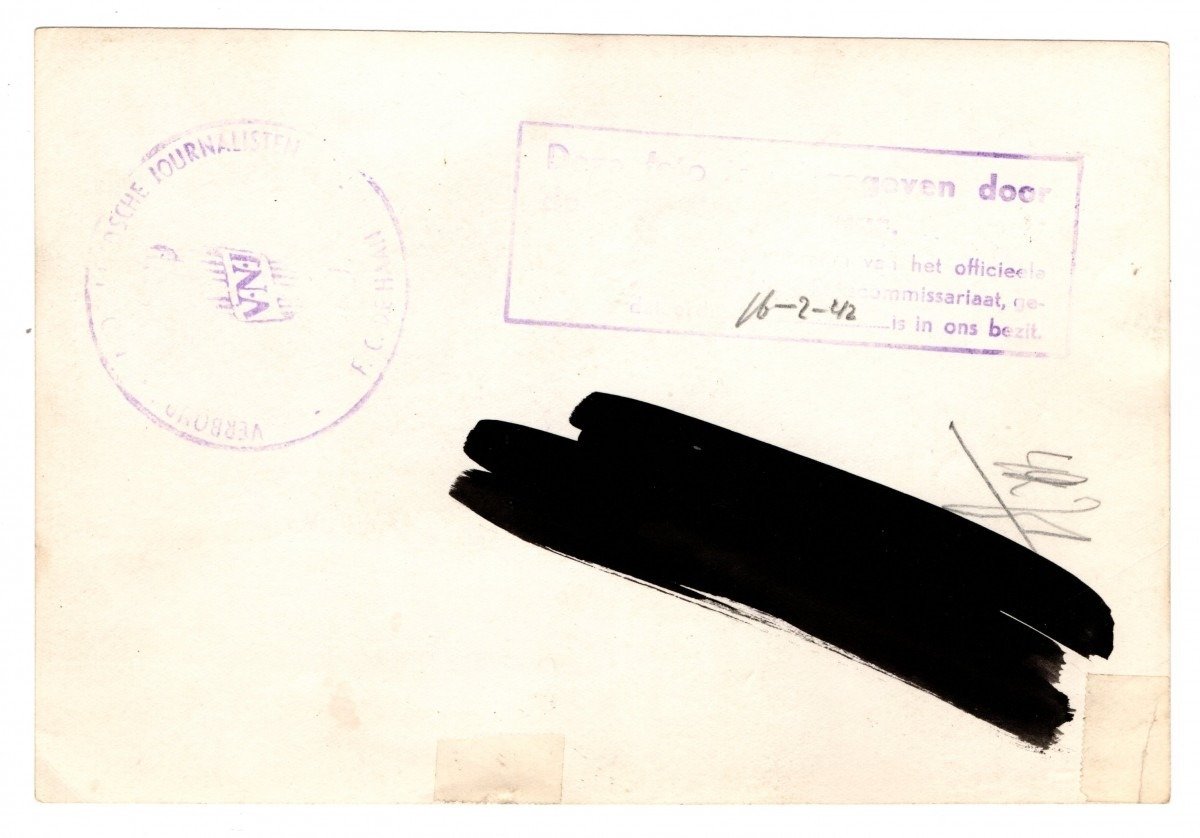 Original WWII Dutch NSB photo – Funeral of Hendrik Koot — image 2