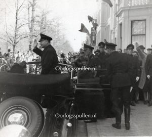 Original WWII Dutch NSB photo Anton Mussert in Utrecht