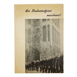 Original WWII Dutch Studentenfront booklet – The Studentenfront is marching!