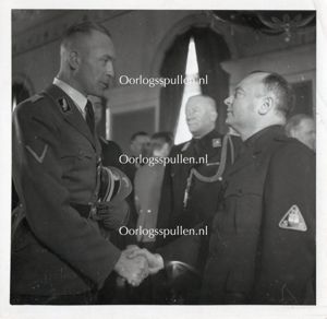 Original WWII Dutch NSB photo SS-Gruppenführer Richard Jungclaus & Anton …