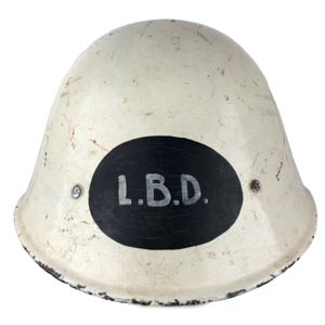 Original WWII Dutch 'Luchtbeschermingsdienst' helmet