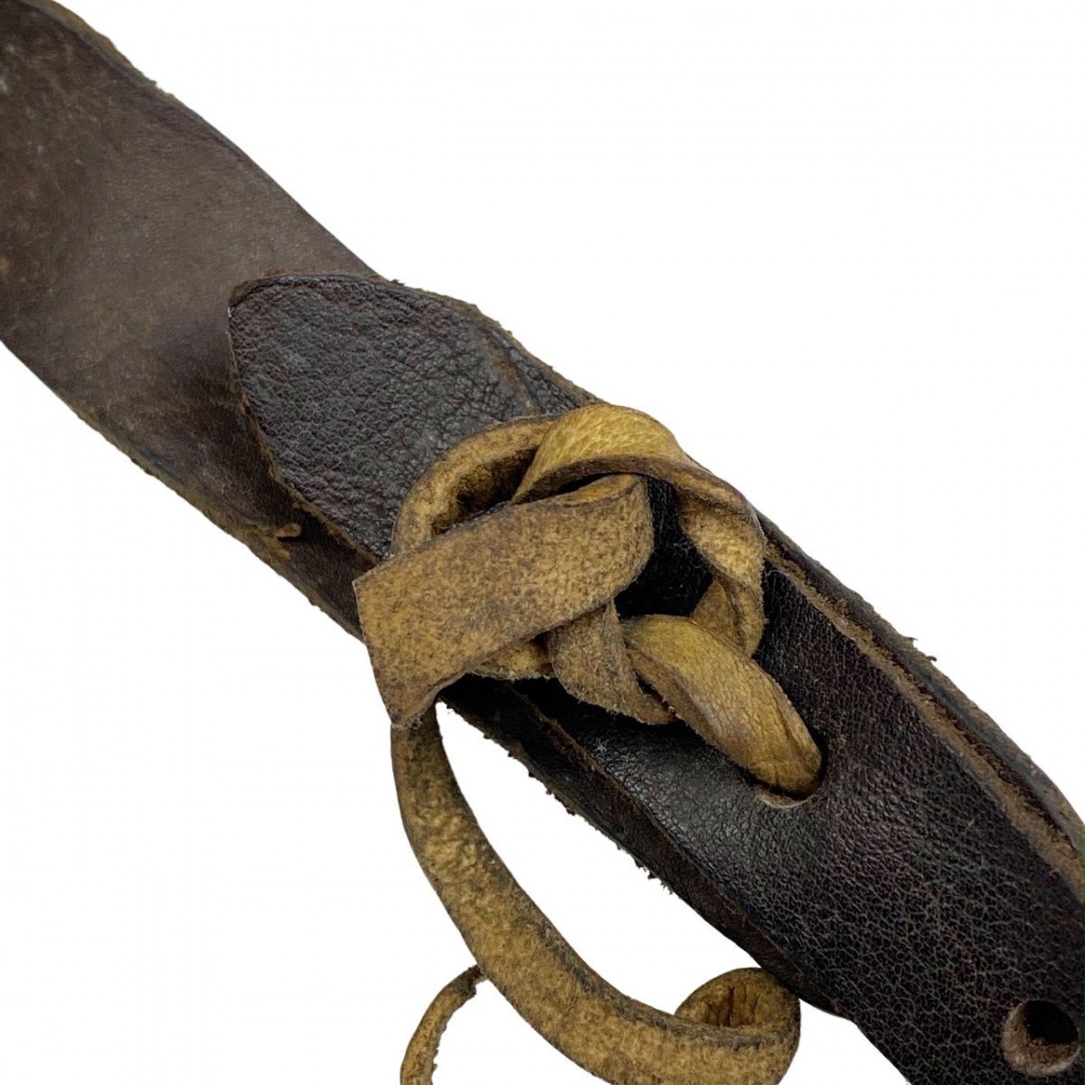 Original WWII Russian PPSH-41 leather sling — image 3