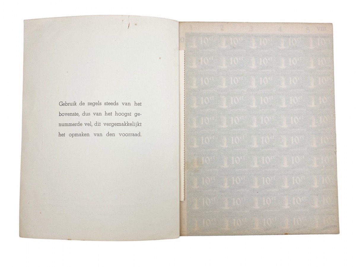Original WWII Dutch Jeugdstorm membership stamp booklet — image 6