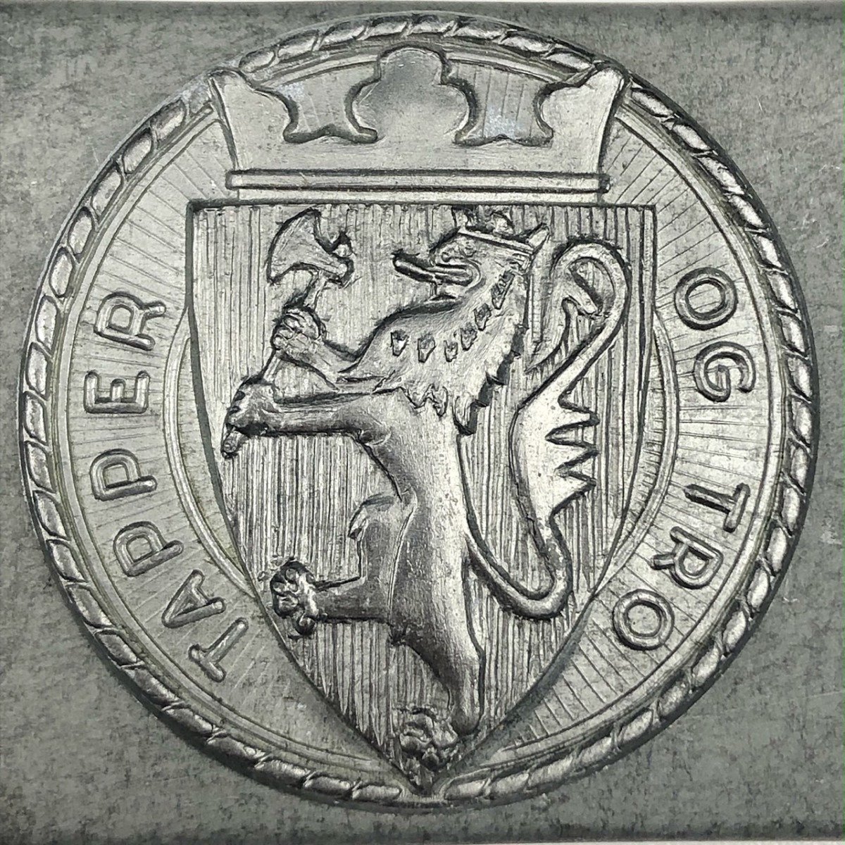 Original WWII Norwegian NS Nasjonal Samling buckle — image 2