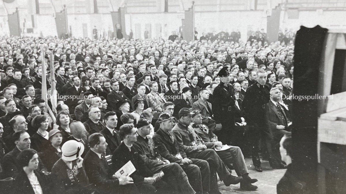 Original WWII Dutch NSB photo grouping – 2de Landdag in R.A.I. Amsterdam — image 9