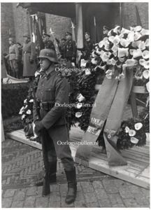 Original WWII Dutch SS photo 'Funeral of Seyffardt' Den Haag