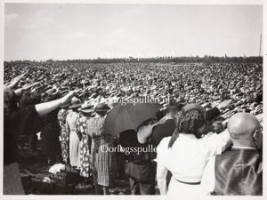 Original WWII Dutch NSB large photo 'Landdag Lunteren'