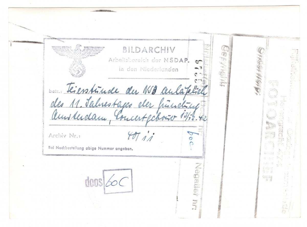 Original WWII Dutch NSB photo 'SS – Jeugdstorm – NSB' — image 2