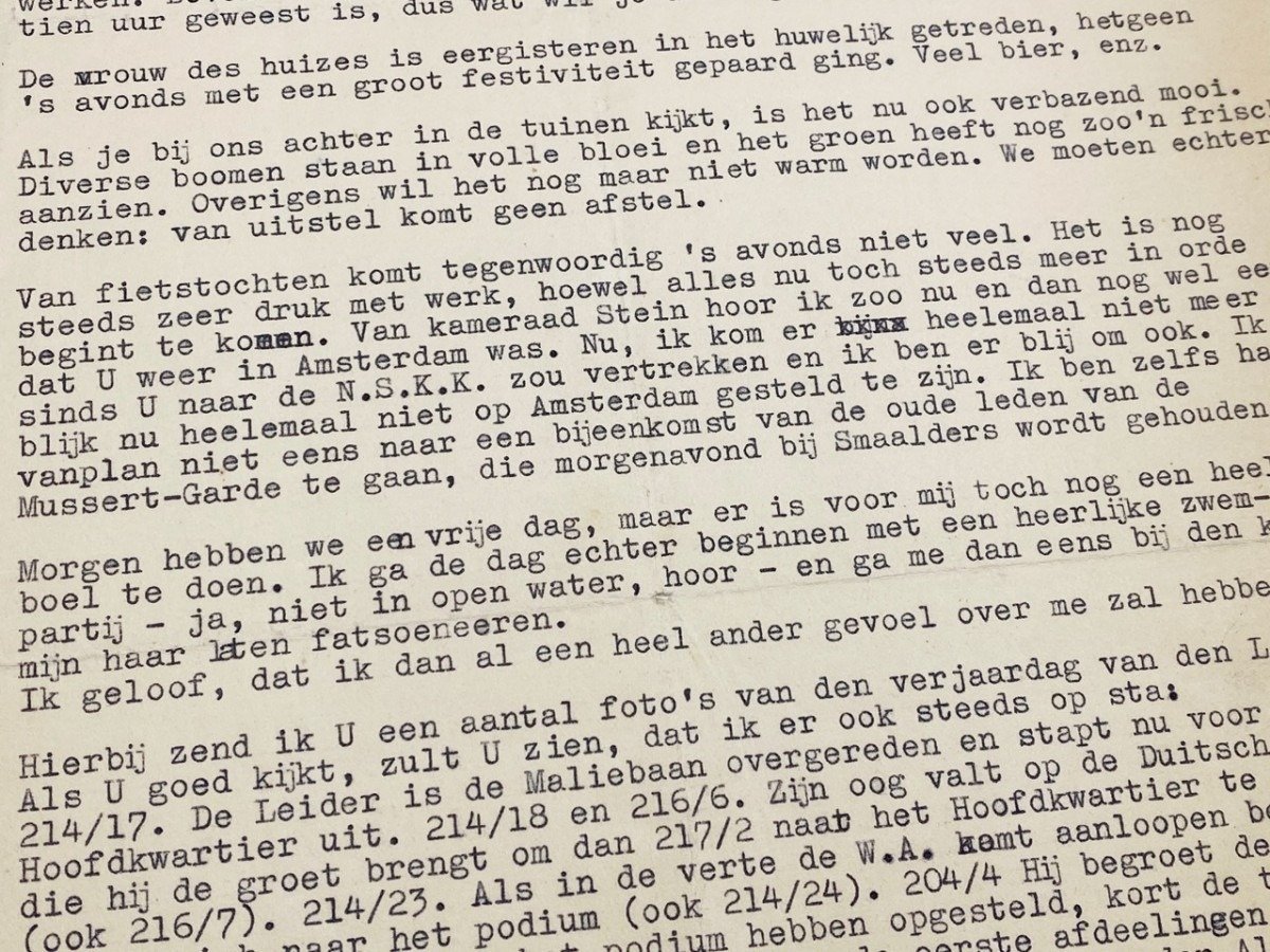 Original WWII Dutch NSB letter — image 3