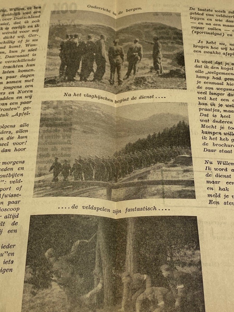 Original WWII Dutch Jeugdstorm recruiting leaflet — image 5