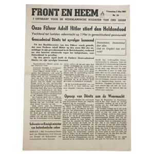 Original WWII Dutch Waffen-SS volunteer newspaper Front en Heem 2 …