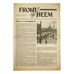 Original WWII Dutch Waffen-SS volunteer newspaper Front en Heem September …