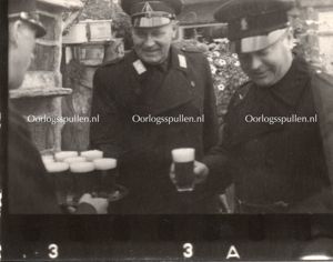 Original WWII Dutch NSB photo 'Anton Mussert visiting Belgium'