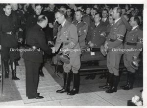 Original WWII Dutch NSB photo 'Seyss-Inquart & Anton Mussert'