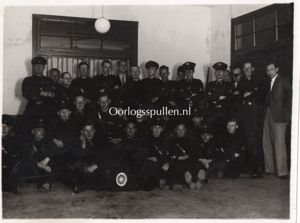Original WWII Dutch NSB photo Motor W.A. in Wageningen