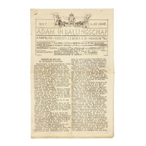 Original WWII Dutch Polizei- und Untersuchungsgefängnis Lager Haaren magazine