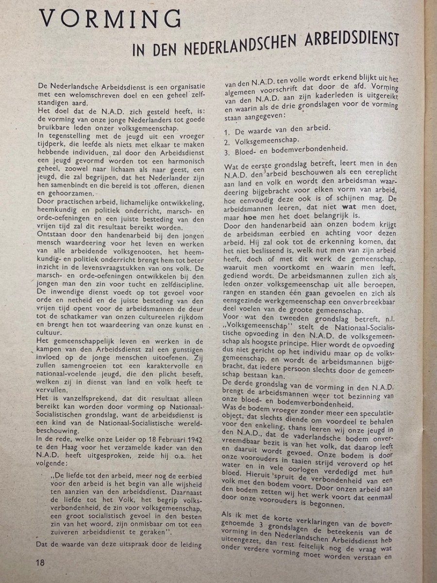 Original WWII Belgian collaboration magazine 'Belgian workers in Germany' — image 10