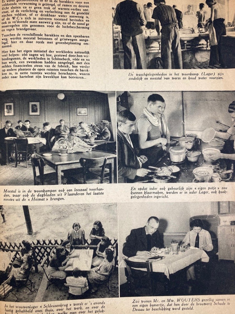 Original WWII Belgian collaboration magazine 'Belgian workers in Germany' — image 12