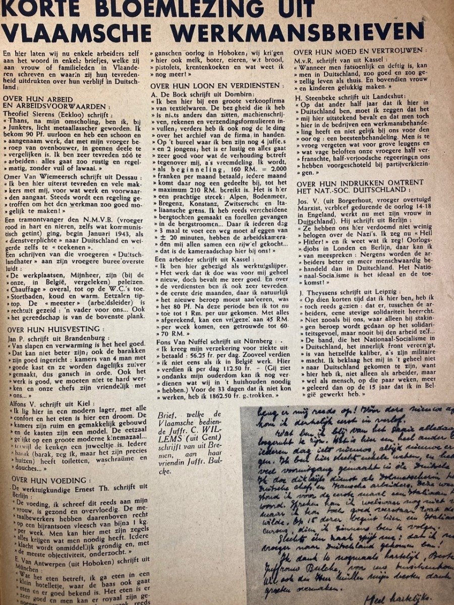 Original WWII Belgian collaboration magazine 'Belgian workers in Germany' — image 16