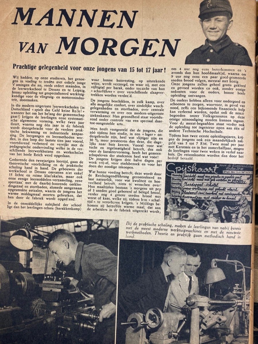 Original WWII Belgian collaboration magazine 'Belgian workers in Germany' — image 17