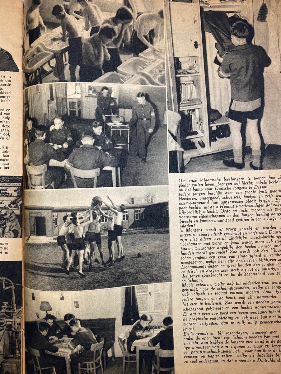 Original WWII Belgian collaboration magazine 'Belgian workers in Germany' — image 18