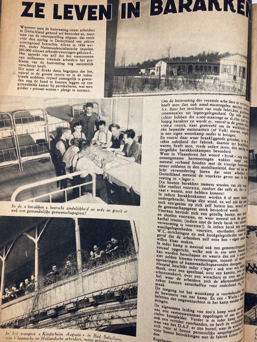 Original WWII Belgian collaboration magazine 'Belgian workers in Germany' — image 6