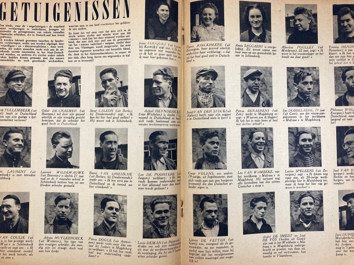 Original WWII Belgian collaboration magazine 'Belgian workers in Germany' — image 9