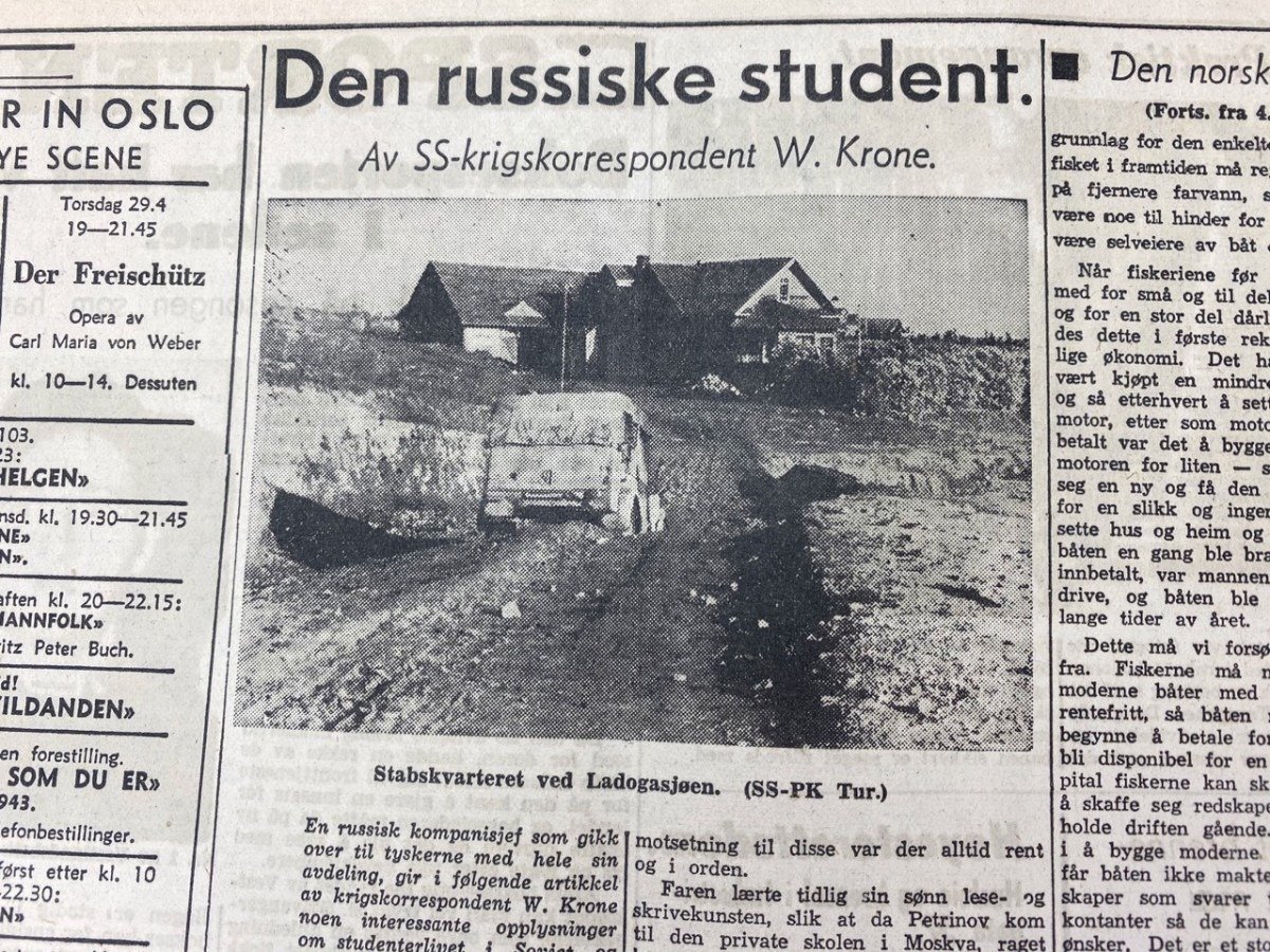 Original WWII Norwegian collaboration Nasjonal Samling newspaper – Fritt Folk — image 7