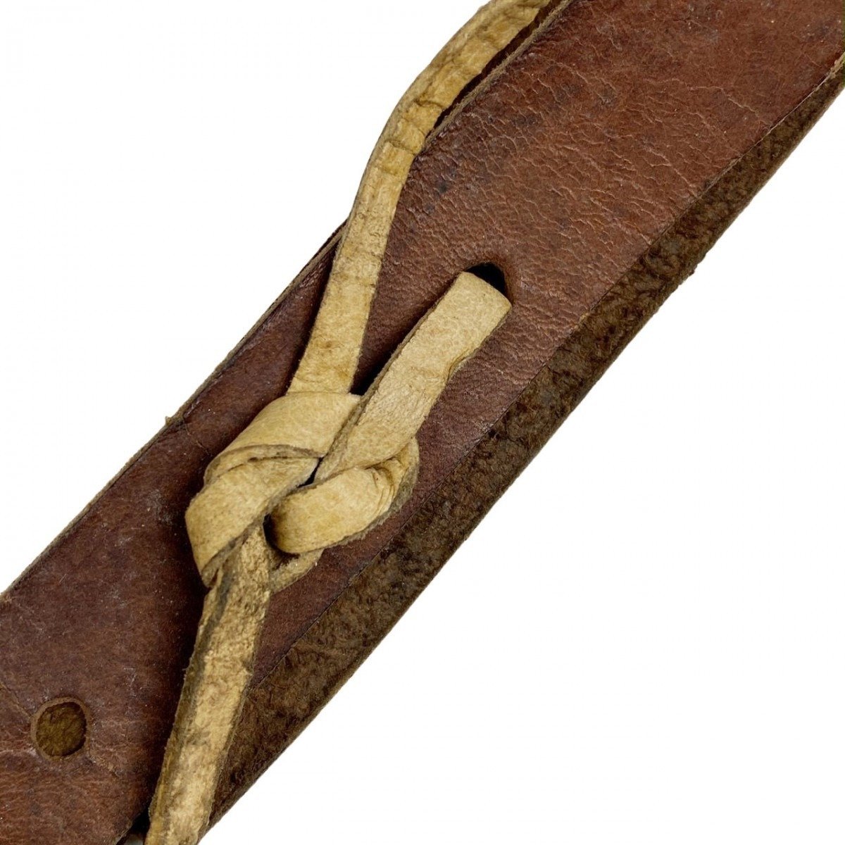 Original WWII Russian PPSH-41 leather sling — image 3