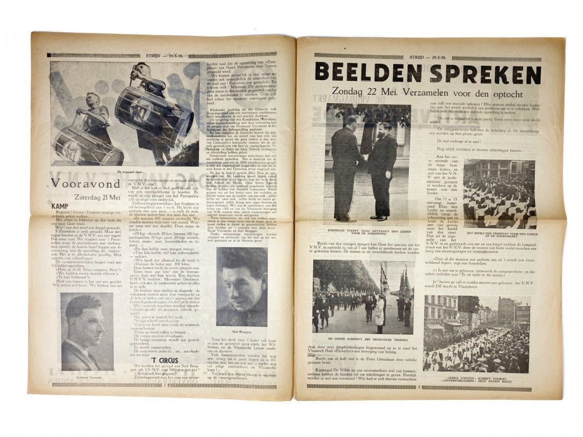 Original WWII Belgian VNV 'Strijd' newspaper — image 2