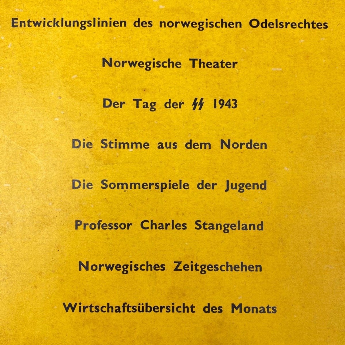 Original WWII Norwegian collaboration magazine – Nordlandir — image 3