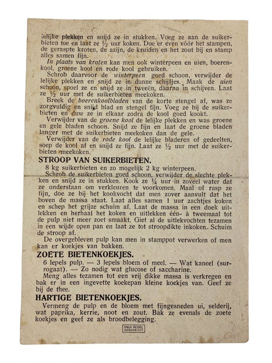 Original WWII Dutch leaflets Dordrecht — image 3