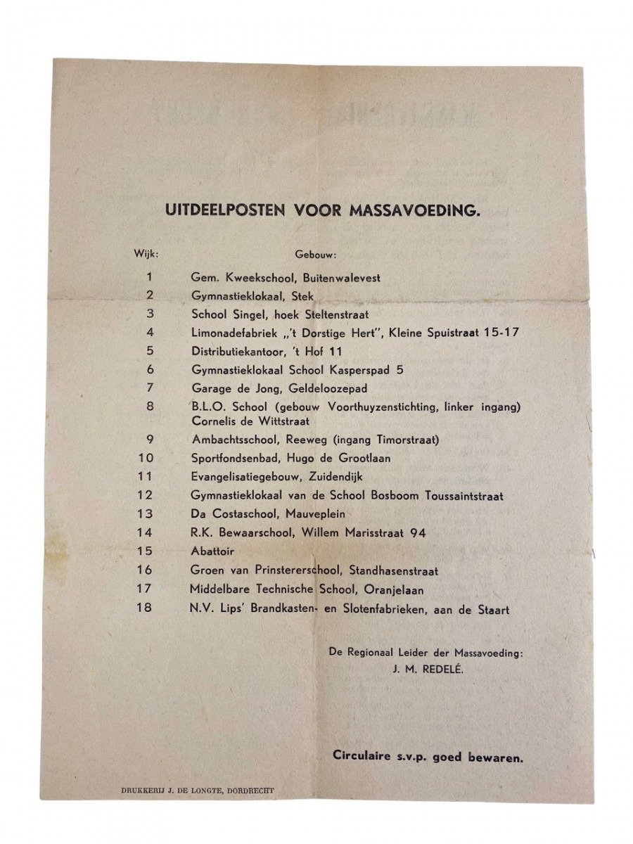 Original WWII Dutch leaflets Dordrecht — image 9
