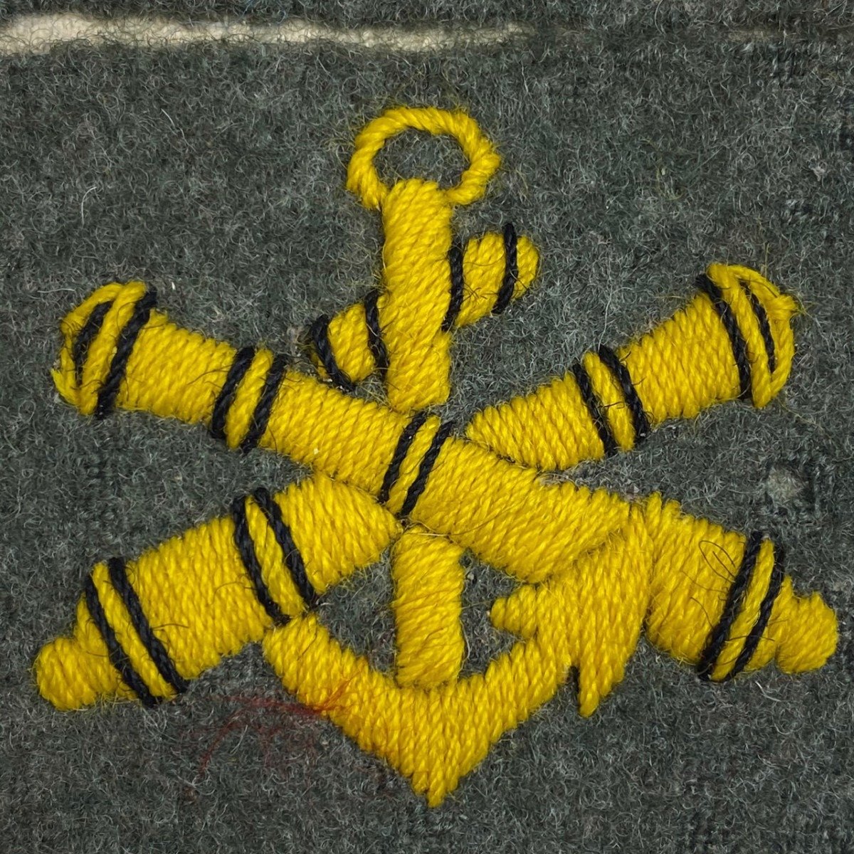 Original Pré 1940 Dutch 'Pontonniers' collar tabs — image 2