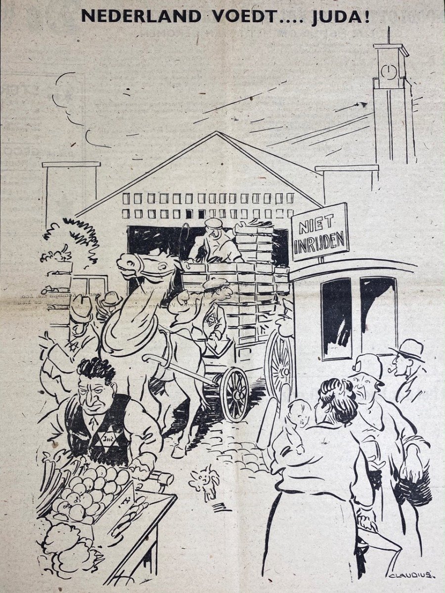 Original WWII Dutch collaboration newspaper – De Misthoorn — image 6