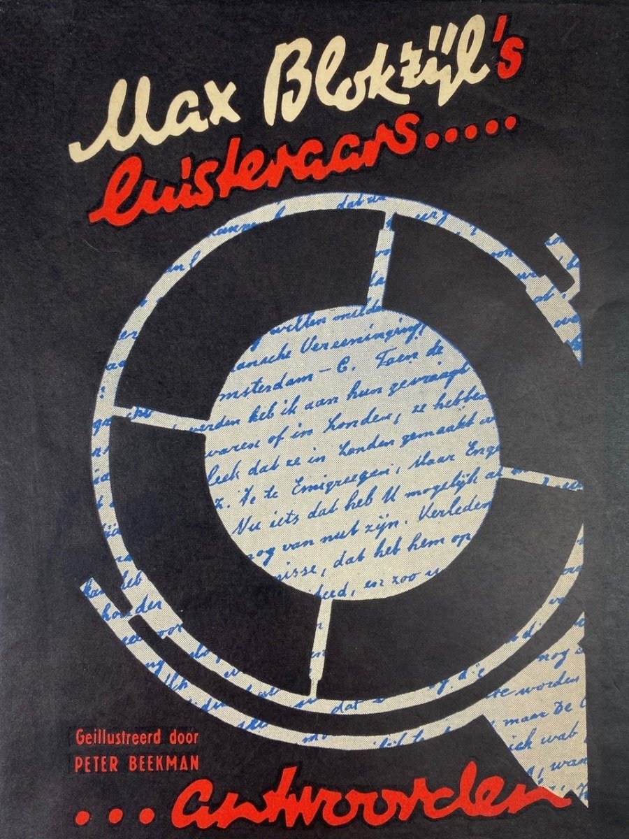 Original WWII Dutch collaboration book – Max Blokzijl's luisteraars antwoorden — image 2